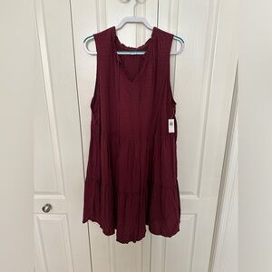 Old Navy Cranberry Dress